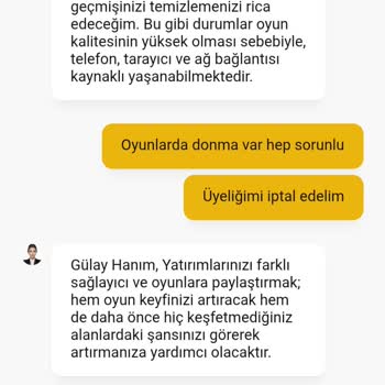 Sekabet Sitesinde Üyelik İptal Talebim Dikkate Alınmıyor