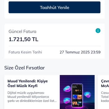 Tarife Süresi Sonrası Fatura Artışı Ve Müşteri Hizmetlerine Ulaşamama Sorunu