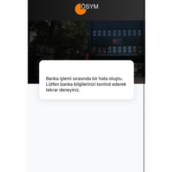 Banka Hatası Nedeniyle Başvuru Yapamama Sorunu