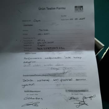 D&R'dan Aldığım Üründe İade Sorunu Ve İlgisizlik