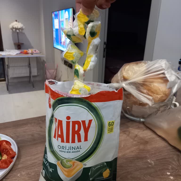 Fairy Bulaşık Tableti Paketinde Birbirine Yapışık Ve Kullanılamaz Tabletler
