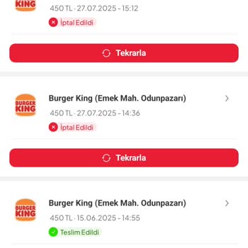 Burger King Şubesinde İndirimli Sepet Tutarı Kapıda Tanınmadı, Mağdur Edildim