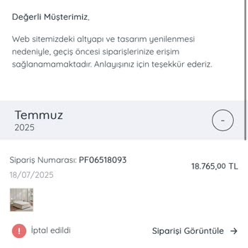 Siparişim İptal Edildi Mağdur Oldum Teslimat Yapılmadı