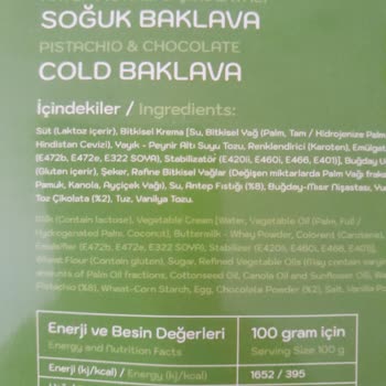 Antep Fıstıklı Baklava Kutusu Ve İçeriği Hayal Kırıklığı Yarattı