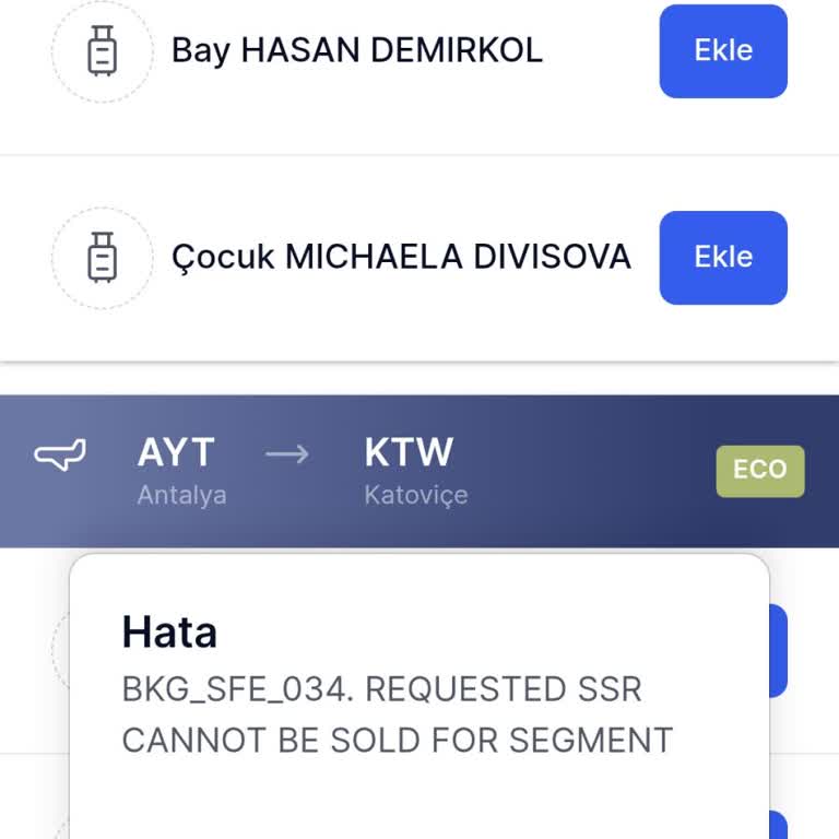 Bagaj Hakkı Alamadım İletişim Yolları Sonuçsuz Kaldı
