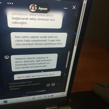 Çekim İşlemi Saatlerdir Onaylanmıyor Müşteri Desteği Çözüm Sunmuyor