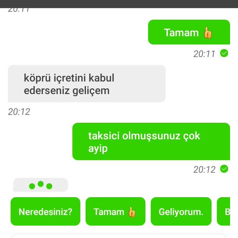 Martı Tag Sürücülerinin Köprü Ücreti Talebi Ve Mesafe Bahanesi