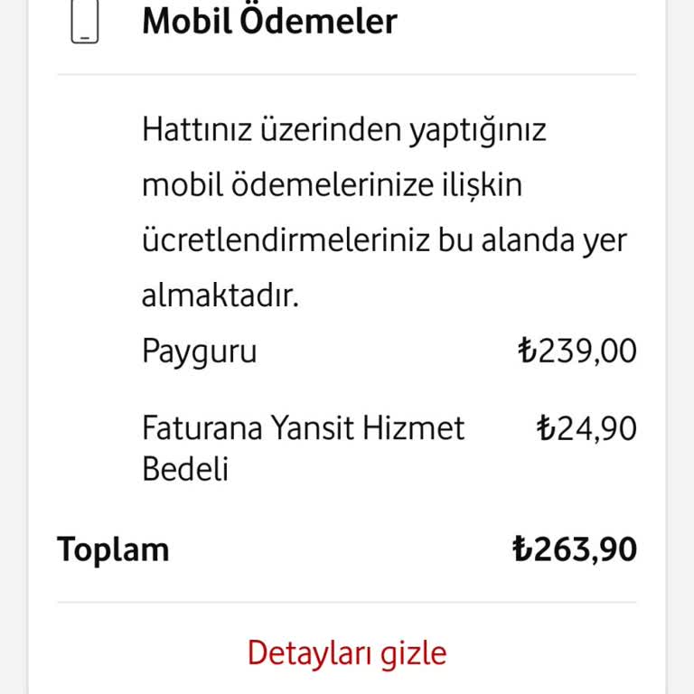 Vodafone Hattımdan İzinsiz Payguru Ödemesi Alınıyor