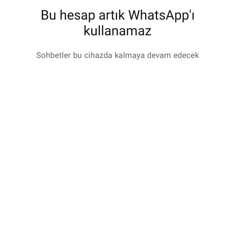 Whatsapp Hesabım Spam Nedeniyle Kapatıldı, Yardım Alamıyorum