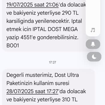 Bimcell Paket Süresi Dolmadan Yeniden Yükleme Zorunluluğu