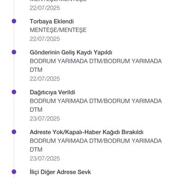 Epttavm PTT Kargo Teslimat Yapılmadan 'Adreste Yok' Denildi, Ücret İadesi İstiyorum