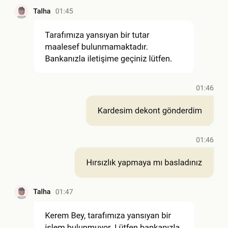Para Yatırma Sonrası Hesaba Geçmeyen Tutar Sorunu