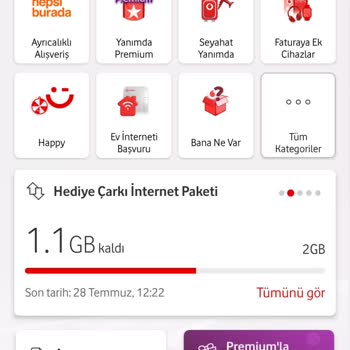 Hediye İnternet Kullanılırken Kendi Paketimden De İnternet Eksildi