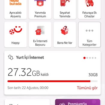 Hediye İnternet Kullanılırken Kendi Paketimden De İnternet Eksildi