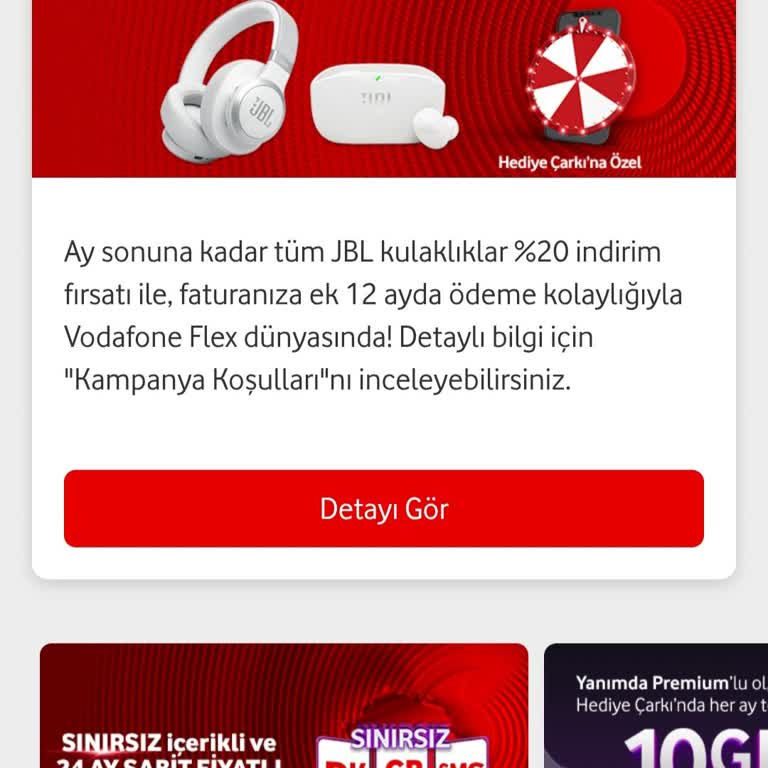 Vodafone Yanımda Çarkı Sürekli İndirim Çeki Veriyor, İnternet Hakkı Sağlanmıyor