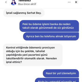 Taksitli Alışverişim Tek Çekim Oldu Param İade Edilmiyor