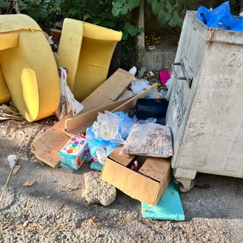 Yakacık Çarşı Mahallesinde Aylardır Alınmayan Çöpler Mahalleliyi Mağdur Ediyor