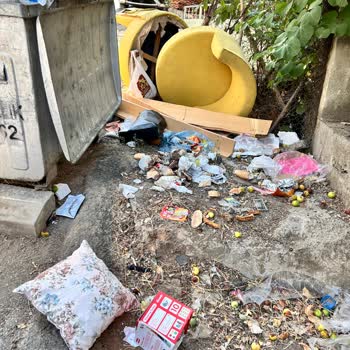 Yakacık Çarşı Mahallesinde Aylardır Alınmayan Çöpler Mahalleliyi Mağdur Ediyor