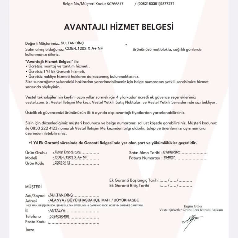 Vestel Buzdolabı Gaz Kaçağı Sonrası Ücretli Değişim Dayatması