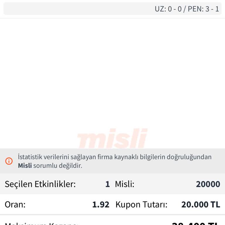 Kazandığım Kupon Kayıp Sayıldı Param Yatırılmadı