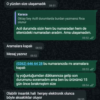 Karaca Çaysever Robotea Sürekli Bozuluyor, Servis Ve Müşteri Hizmetleri Yetersiz
