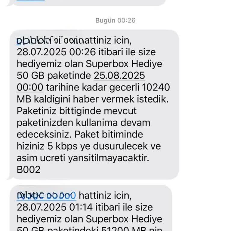 Superbox İnternet Kotası Gece Hızla Bitiyor Müşteri Hizmetlerine Ulaşılamıyor