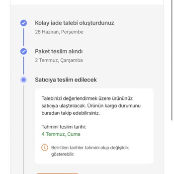 Kayıp Ürün Ve Geciken İade Nedeniyle Büyük Hayal Kırıklığı