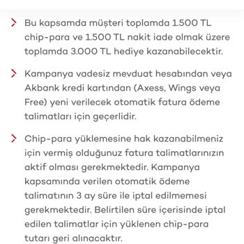 Akbank Kampanya Ödemesi Haksız Şekilde Yapılmıyor