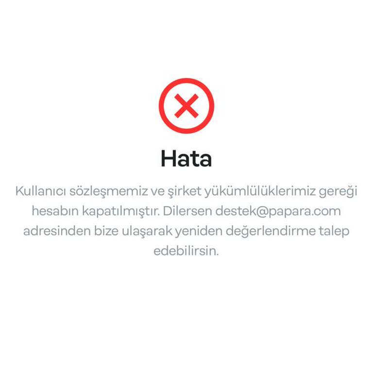 Papara Hesabım Kapatıldı Param Aylardır İade Edilmiyor Müşteri Hizmetleri Çözüm Sunmuyor