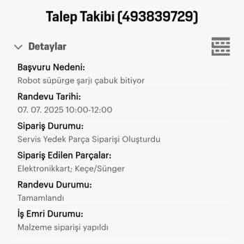 Arızalı Süpürge İçin Değişim Veya İade Talebi