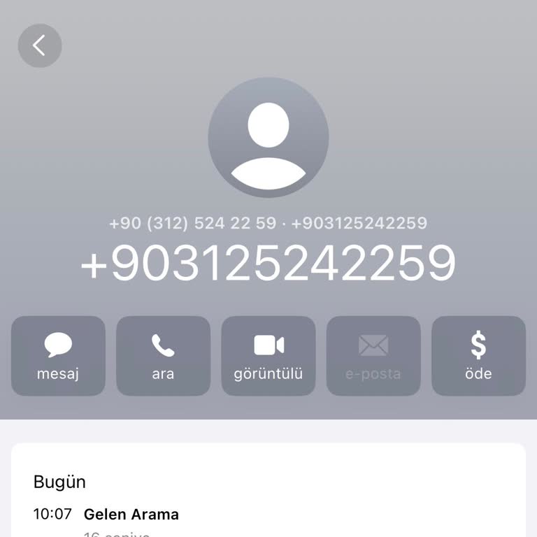 Bilinmeyen Numaradan Gelen Arama Hakkında Endişe Ve Yasal Uyarı