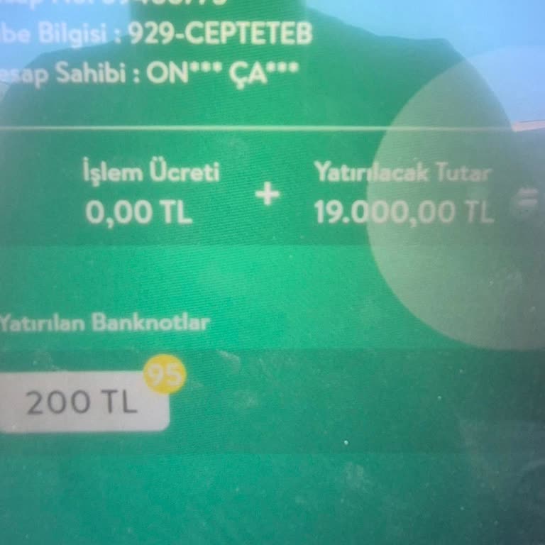 ATM Arızası Nedeniyle Kartım Yutuldu, Param Hesabıma Yatmadı