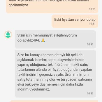 Sepete Teklif Ver Butonu Çalışmıyor İndirim Uygulanmadı