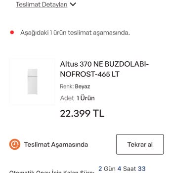 Yanıltıcı Hacim Bilgisiyle Satılan Buzdolabı Ve İade Engeli