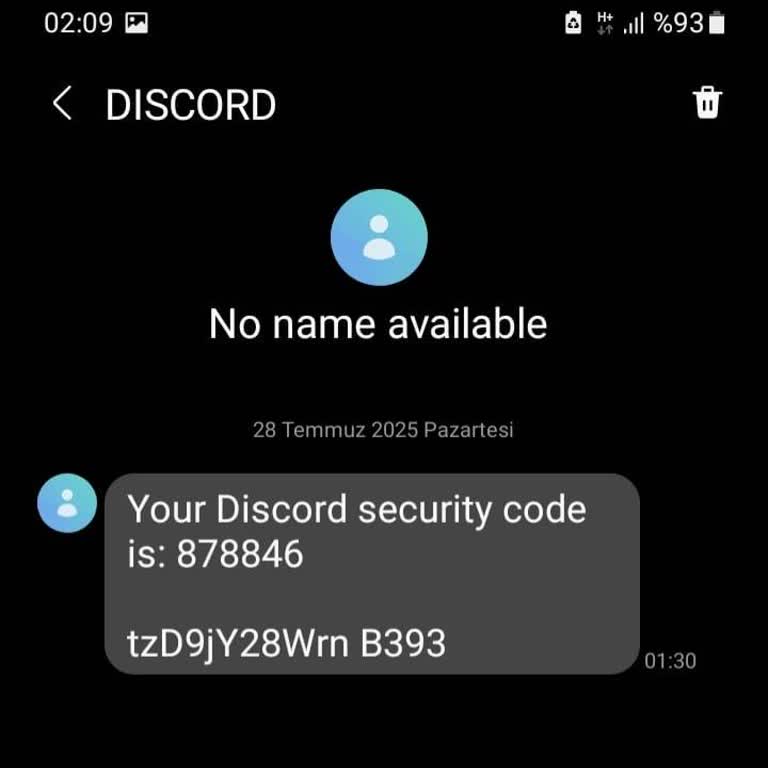 Üye Olmadığım Discord'dan Gece Yarısı Gelen Doğrulama Kodu Endişesi