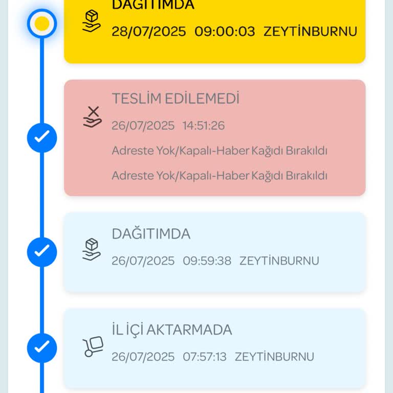 Kargom Adrese Teslim Edilmiyor Ve Ulaşamıyorum