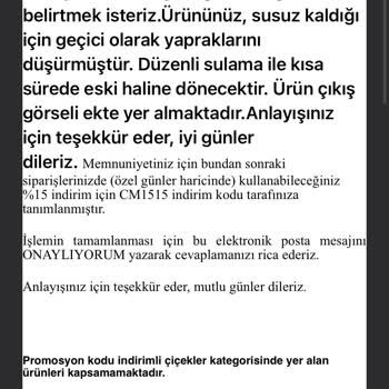 Sıcak Hava Nedeniyle Solan Çiçekler İçin Mağduriyetim Giderilmedi