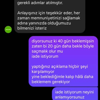 Siparişim 40 Gündür Teslim Edilmedi, İade Talebim Karşılanmıyor