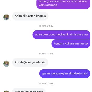 Kırık Tesbih Yerine Mezatta Satılan Siparişime Cevap Verilmiyor