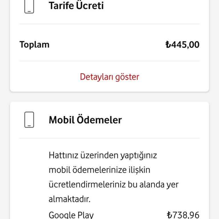 İzinsiz Google Play Harcaması Nedeniyle Fatura Artışı