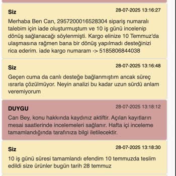 GS Store'dan Aldığım Formalarda Baskı Hatası Ve İade Sürecinde Gecikme