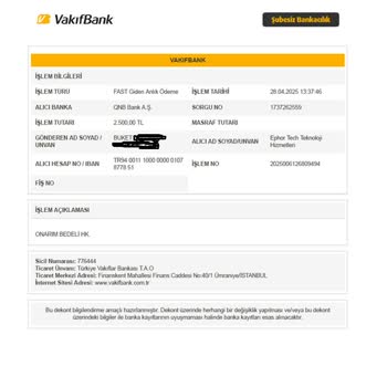 Bakım Sonrası Cihazda Batarya ve Haritalama Sorunu