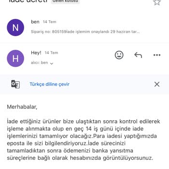 İade Sürecinde Yaşanan İlgisizlik Ve Gecikme Hayal Kırıklığı Yarattı