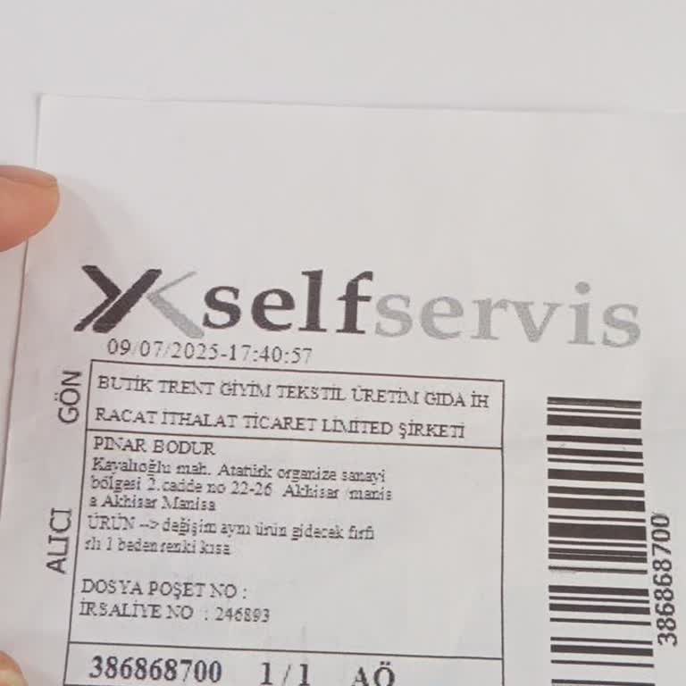 Yanlış Beden Gönderimi Ve İade Sorunu Nedeniyle Mağduriyet