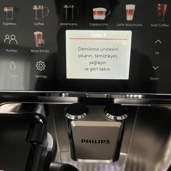 Philips Kahve Makinemin Kutusundan Bakım Yağı Çıkmadı