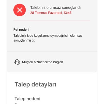 Siparişimdeki Hediye Çanta Teslim Edilmedi, Taleplerim Reddedildi