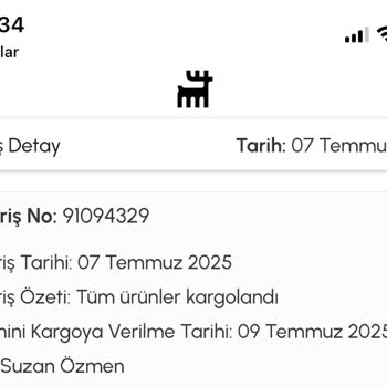 Siparişim Teslim Edilmedi, Karaca'dan Geri Dönüş Alamadım