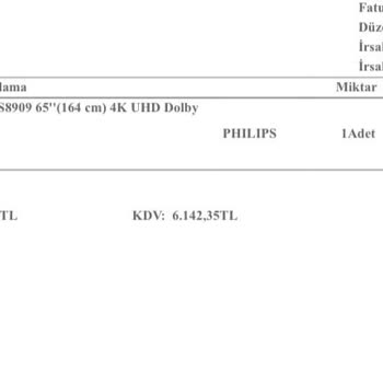 Philips TV'de Artan Işık Hüzmeleri Ve Çözüm Eksikliği Nedeniyle Mağduriyet