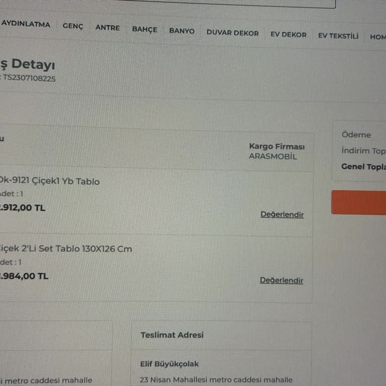 Teslim Edilmeyen Ürün, Cevapsız Müşteri Hizmetleri: Tepe Home Hayal Kırıklığı