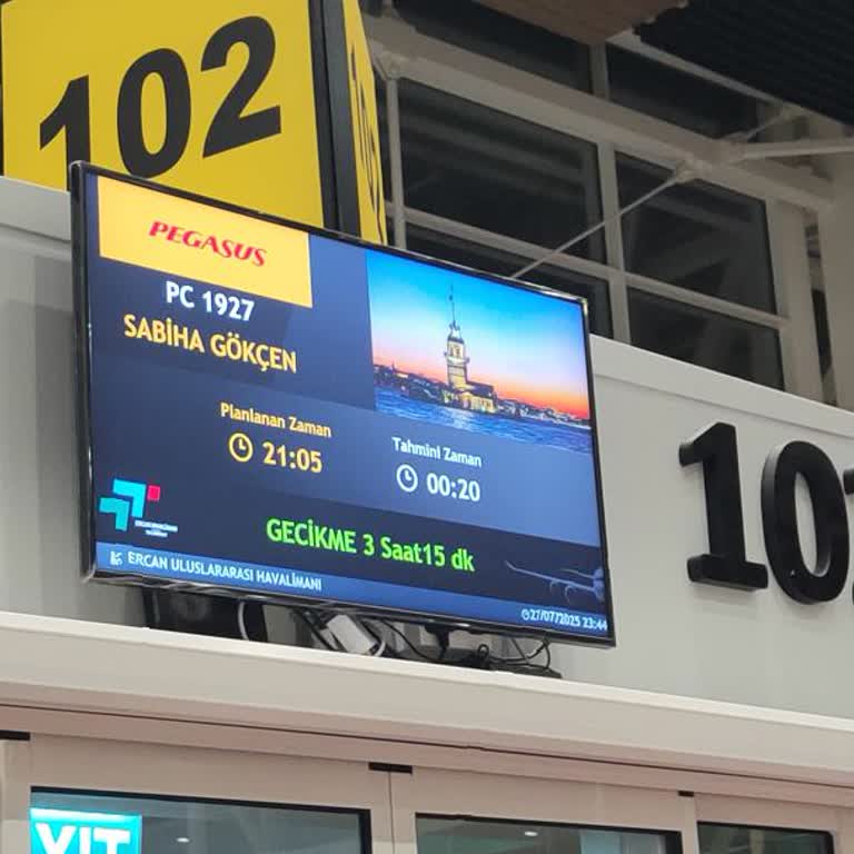 Pegasus Uçuşunda 3 Saatten Fazla Rötar Ve Engelli Yolcuya Destek Verilmedi